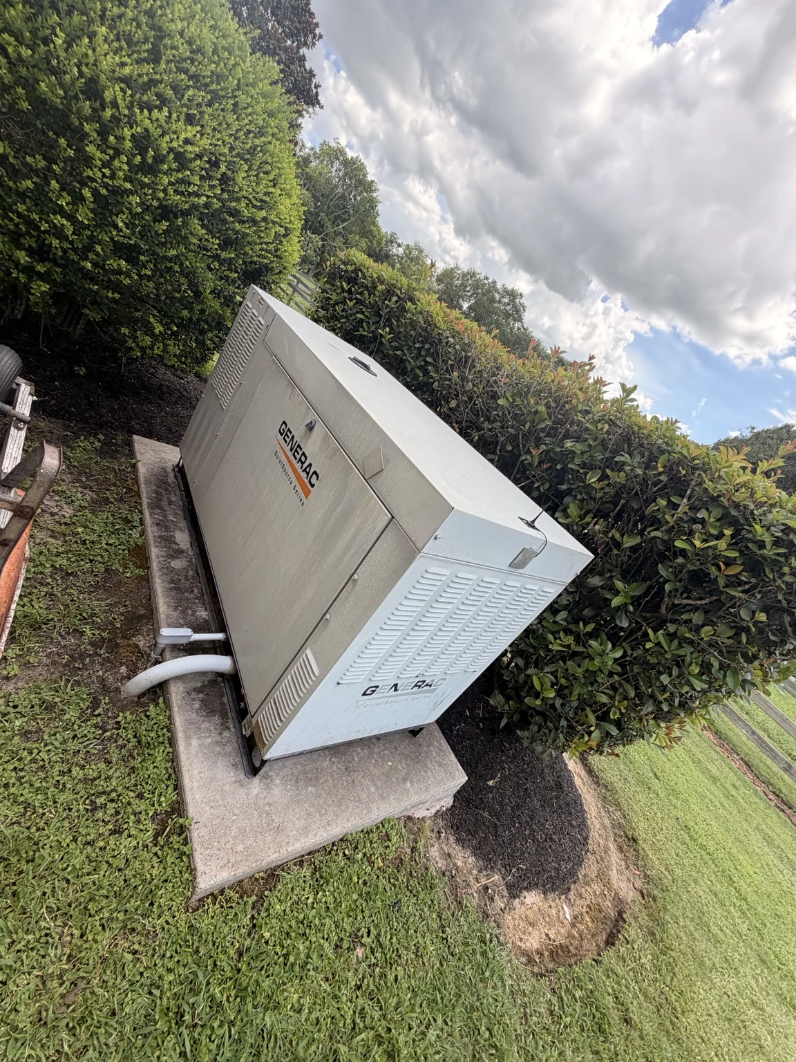 Residential standby generator serviced by Southern Solutions